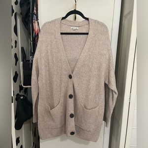 AE Button Up Long Cardigan